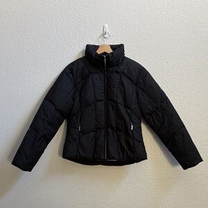 Stylish Women's Black Puffer Jacket